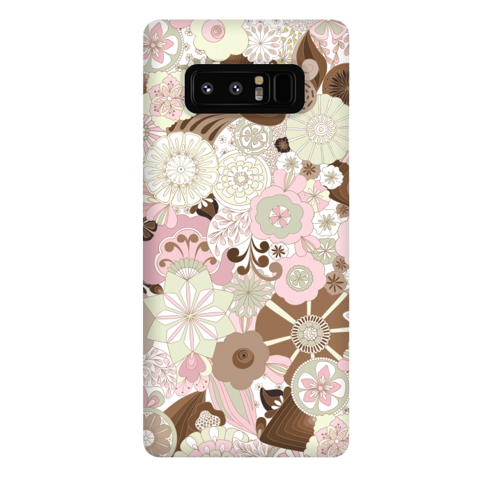 Galaxy Note 8 StrongFit Flowers, Flowers Everywhere by Paula Ohreen