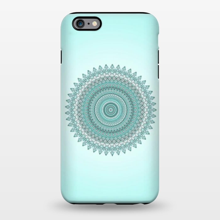 iPhone 6/6s plus StrongFit Magical Teal Mandala by Andrea Haase