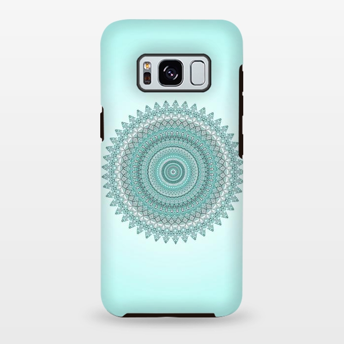 Galaxy S8 plus StrongFit Magical Teal Mandala by Andrea Haase