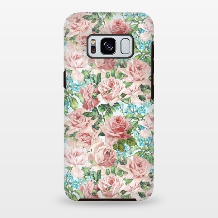 Galaxy S8 plus StrongFit Retro Flower Dream by  Utart