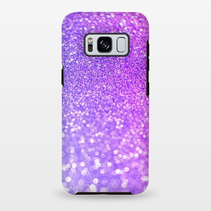 Galaxy S8 plus StrongFit Purple Pink Glitter Dream by  Utart