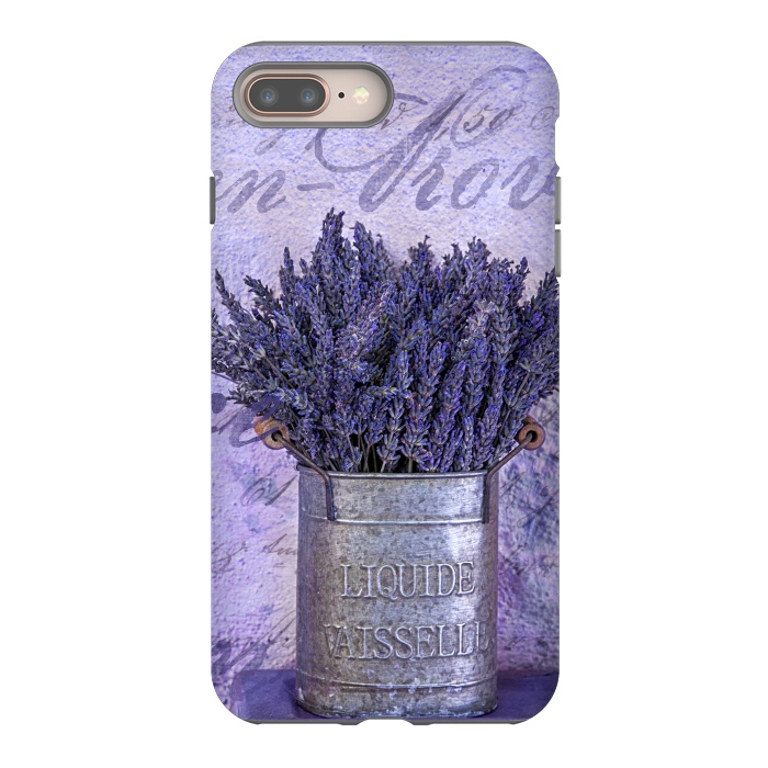 iPhone 7 plus StrongFit Lavender Bouquet In Tin Can by Andrea Haase