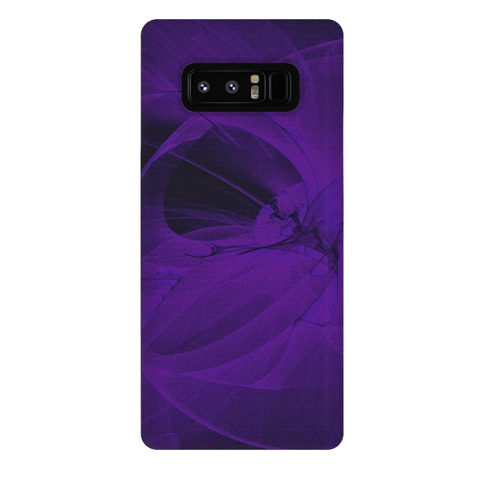 Galaxy Note 8 StrongFit Purple Fractals by Andrea Haase