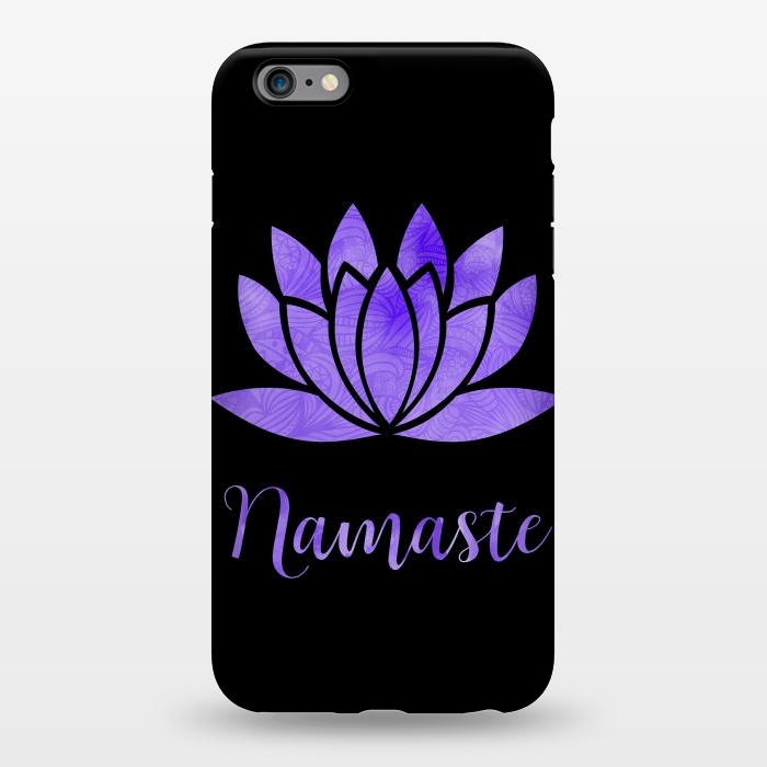 iPhone 6/6s plus StrongFit Namaste Lotus Flower by Andrea Haase