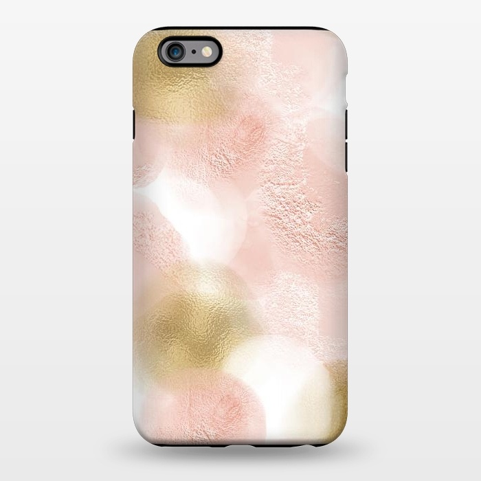 iPhone 6/6s plus StrongFit Gold and Pink Blush Dots by  Utart