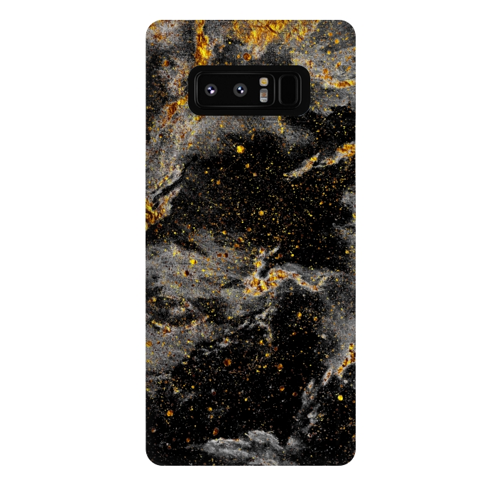 Galaxy Note 8 StrongFit Galaxy Black Gold by Gringoface Designs