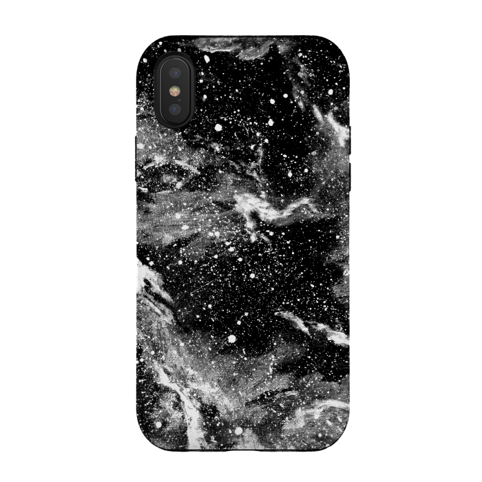 iPhone Xs / X StrongFit Galaxy Marbled by Gringoface Designs