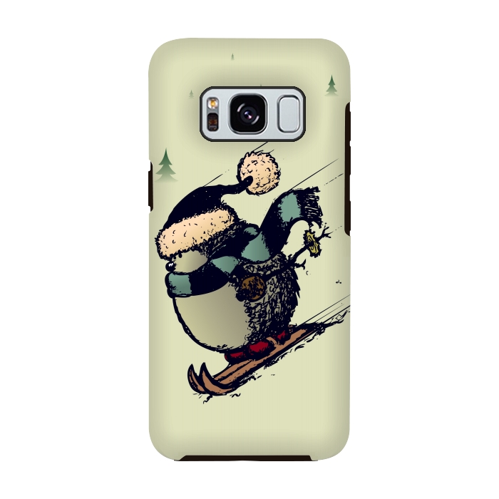 Galaxy S8 StrongFit Skier  by Mangulica