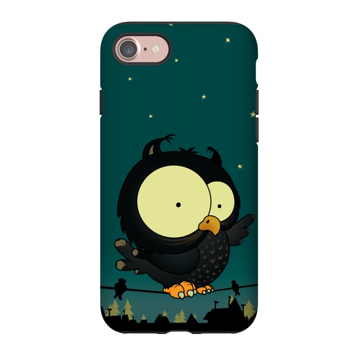 iPhone 7 StrongFit Little Owl by Mangulica