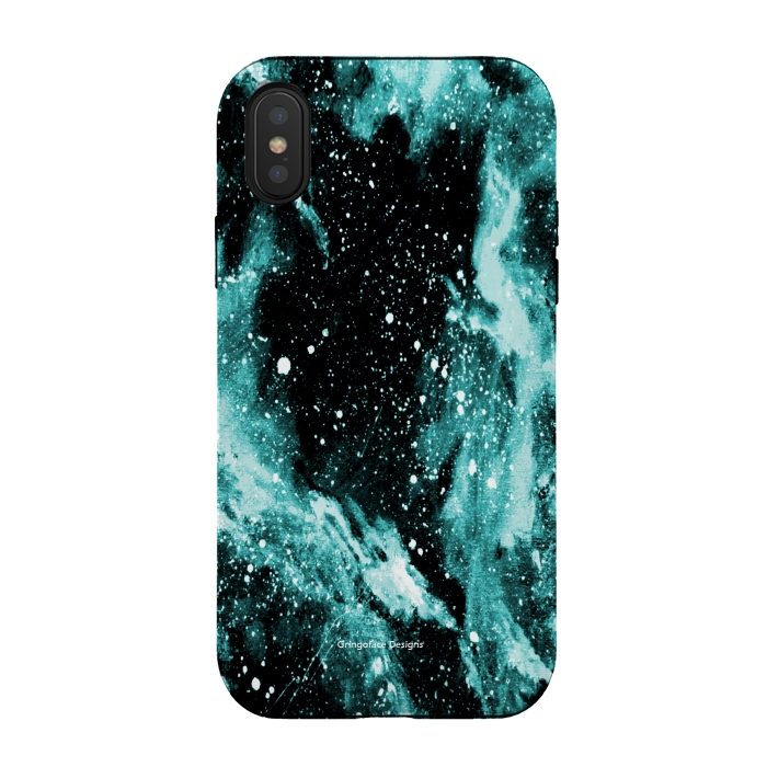 iPhone Xs / X StrongFit Iced Galaxy by Gringoface Designs