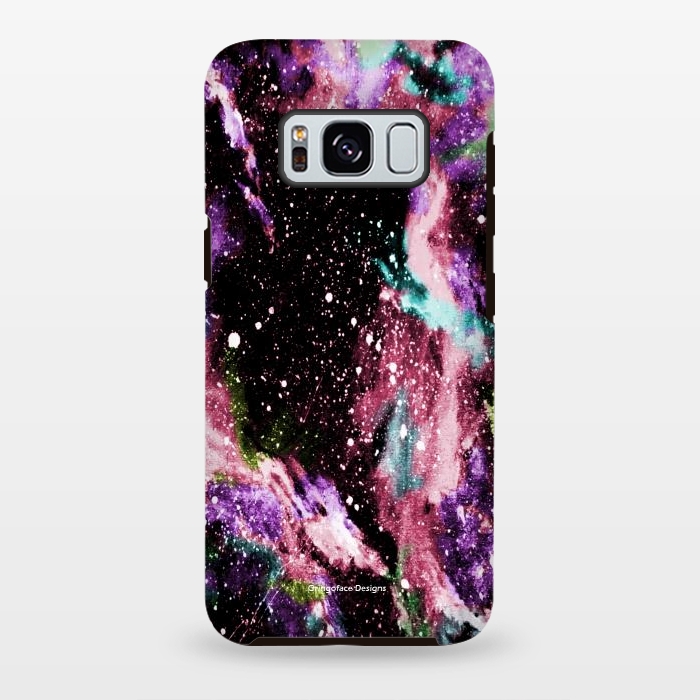 Galaxy S8 plus StrongFit Cotton Candy Galaxy by Gringoface Designs