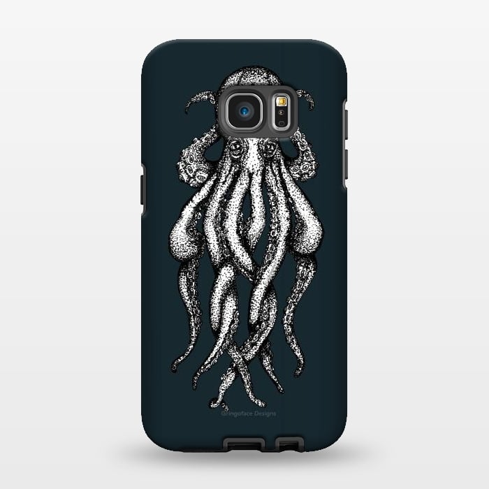 Galaxy S7 EDGE StrongFit Octopus 1 by Gringoface Designs