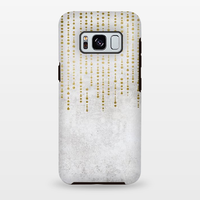 Galaxy S8 plus StrongFit Golden Rhinestone Embellishment by Andrea Haase