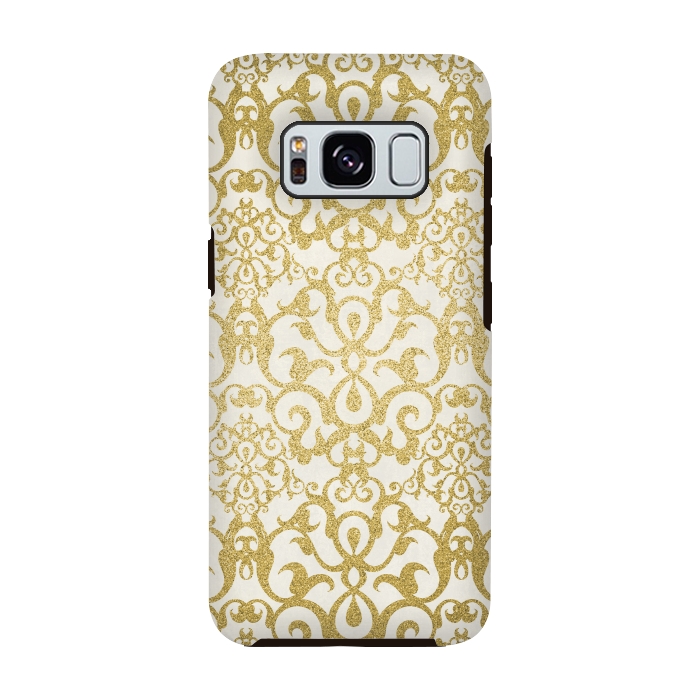 Galaxy S8 StrongFit Golden Ornament Elegance by Andrea Haase