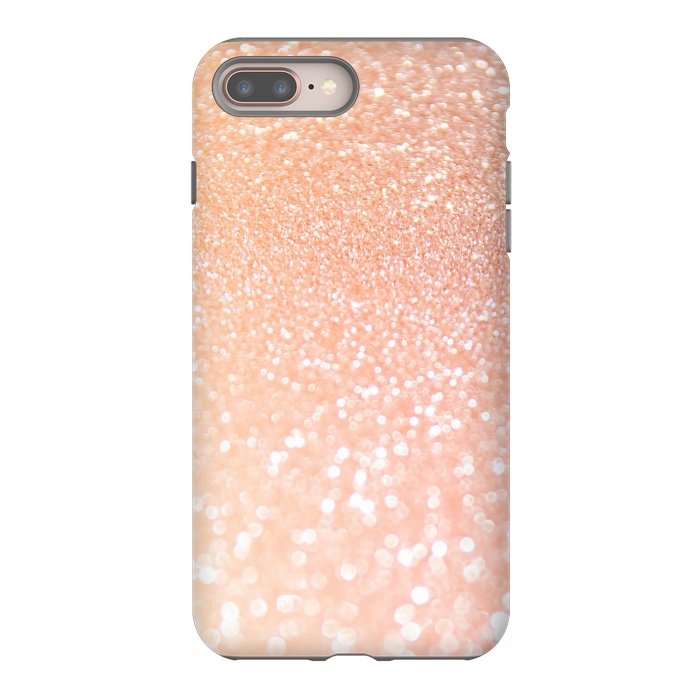 iPhone 7 plus StrongFit Rose Blush Glitter by  Utart
