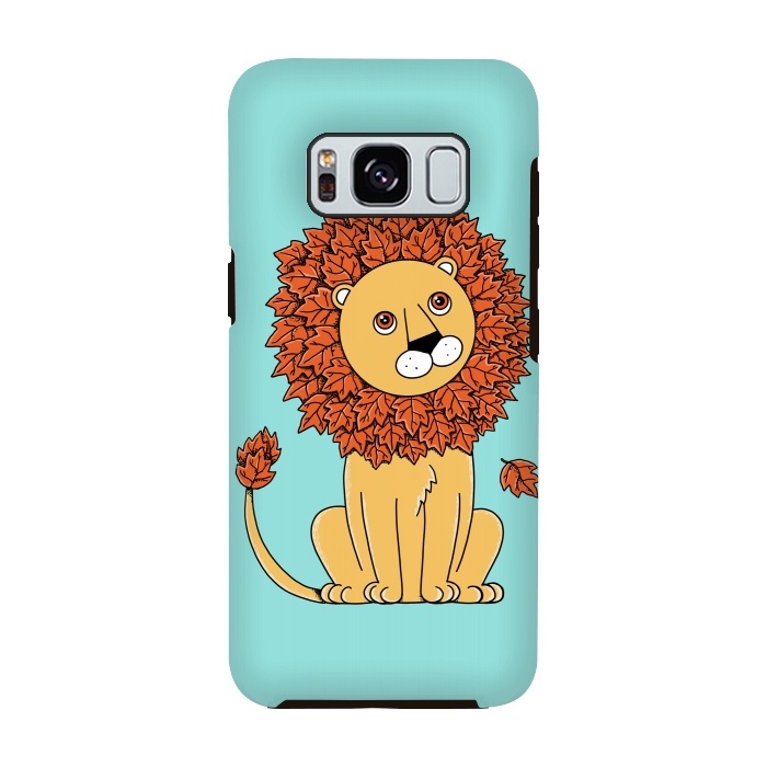 Galaxy S8 StrongFit Lion by Coffee Man