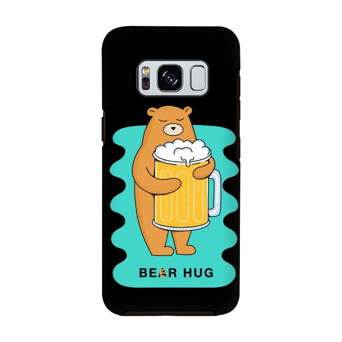 Galaxy S8 StrongFit Beer Hug 2 by Coffee Man