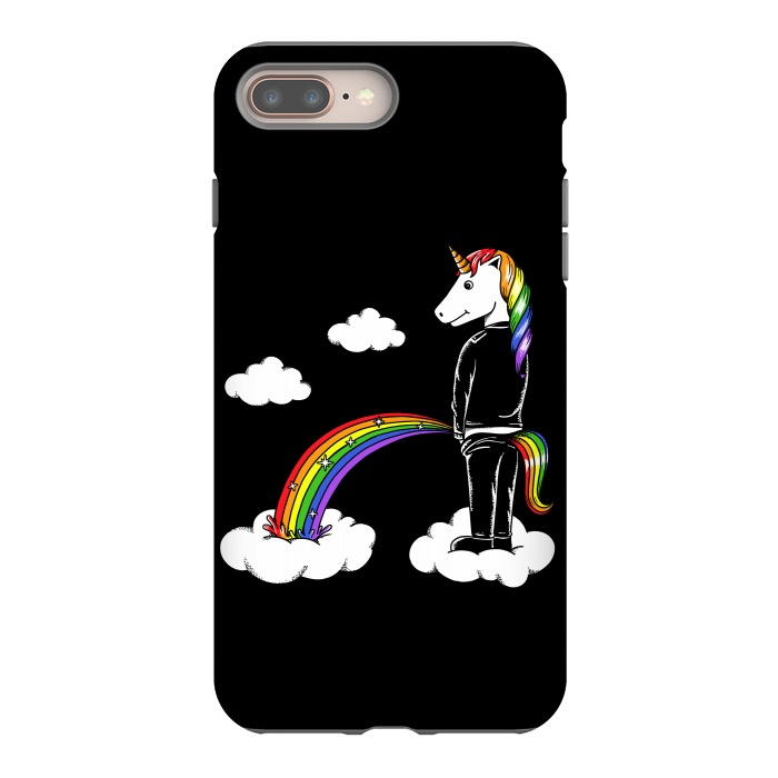 iPhone 7 plus StrongFit Unicorn Rainbow by Coffee Man
