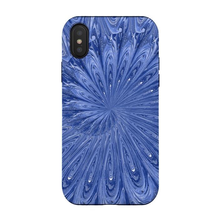iPhone Xs / X StrongFit Fractal Spiral by Andrea Haase