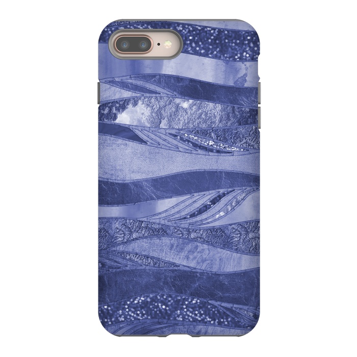 iPhone 7 plus StrongFit Wavy Glamour Lines 2 by Andrea Haase
