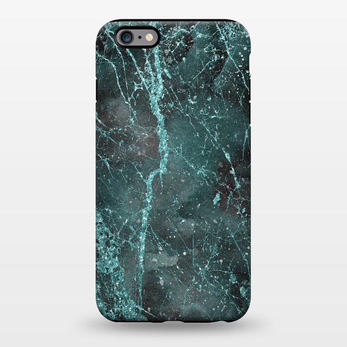 iPhone 6/6s plus StrongFit Glamorous Turquoise Glitter 2 by Andrea Haase