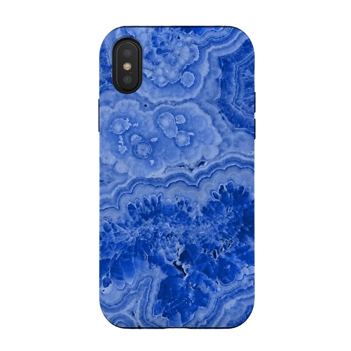 iPhone Xs / X StrongFit Blue Agate by  Utart