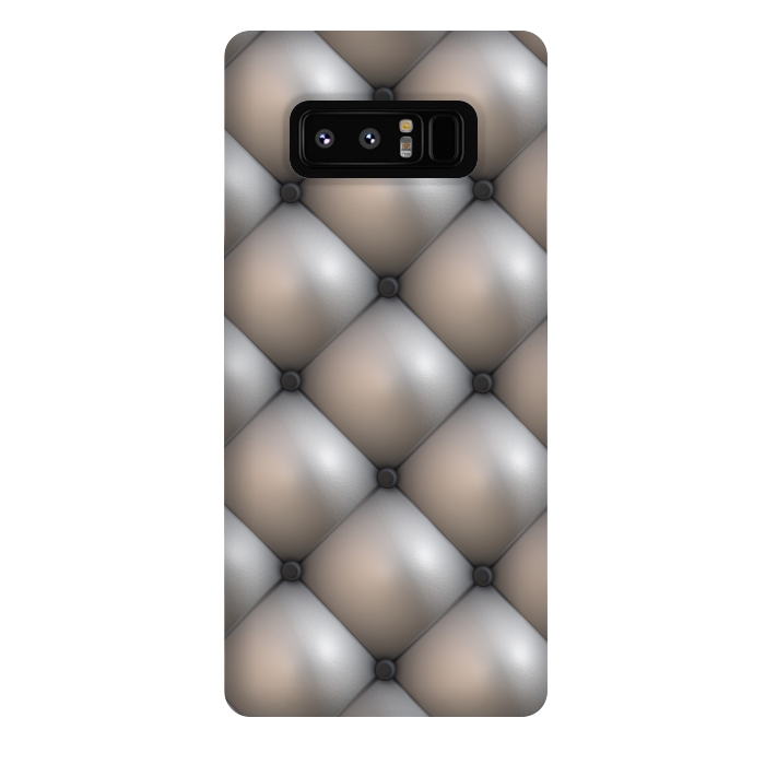 Galaxy Note 8 StrongFit Shimmering Brushed Silver by Andrea Haase