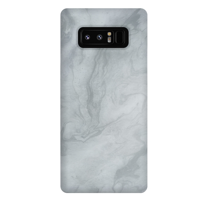 Galaxy Note 8 StrongFit Gray Marble 2 by Andrea Haase