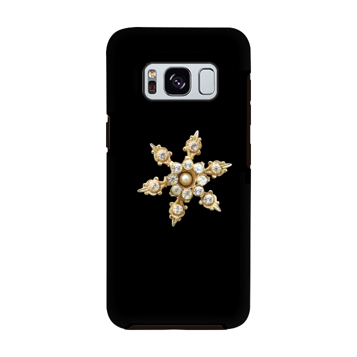 Galaxy S8 StrongFit Golden Piece Of Jewelry by Andrea Haase