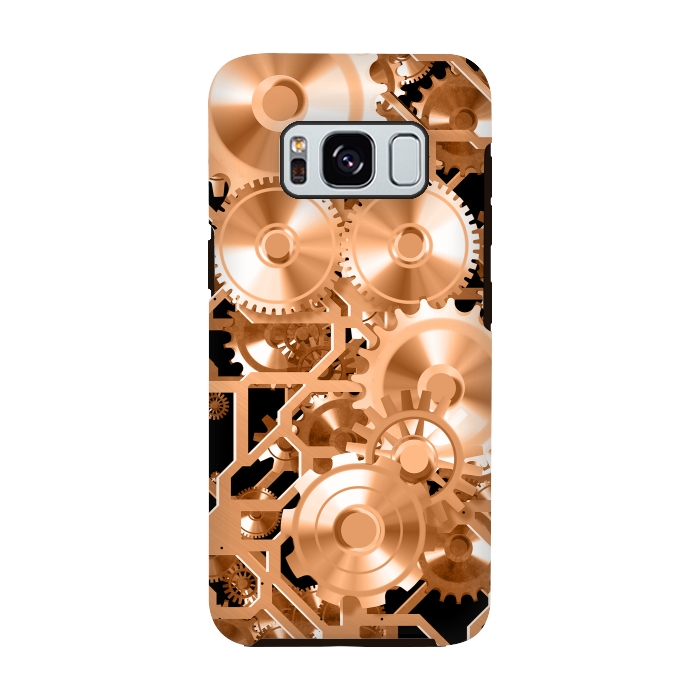 Galaxy S8 StrongFit Copper Steampunk by Andrea Haase