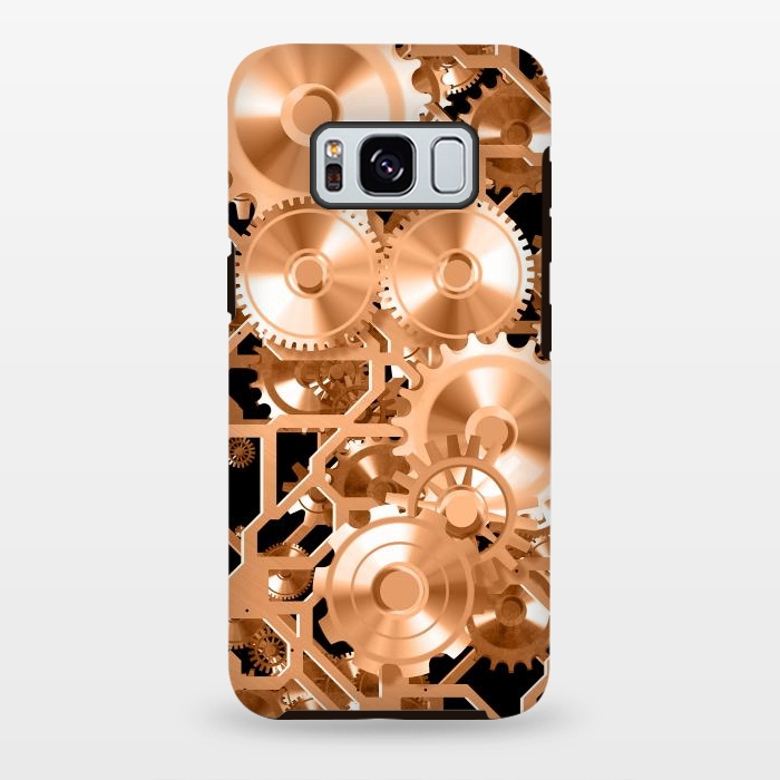 Galaxy S8 plus StrongFit Copper Steampunk by Andrea Haase