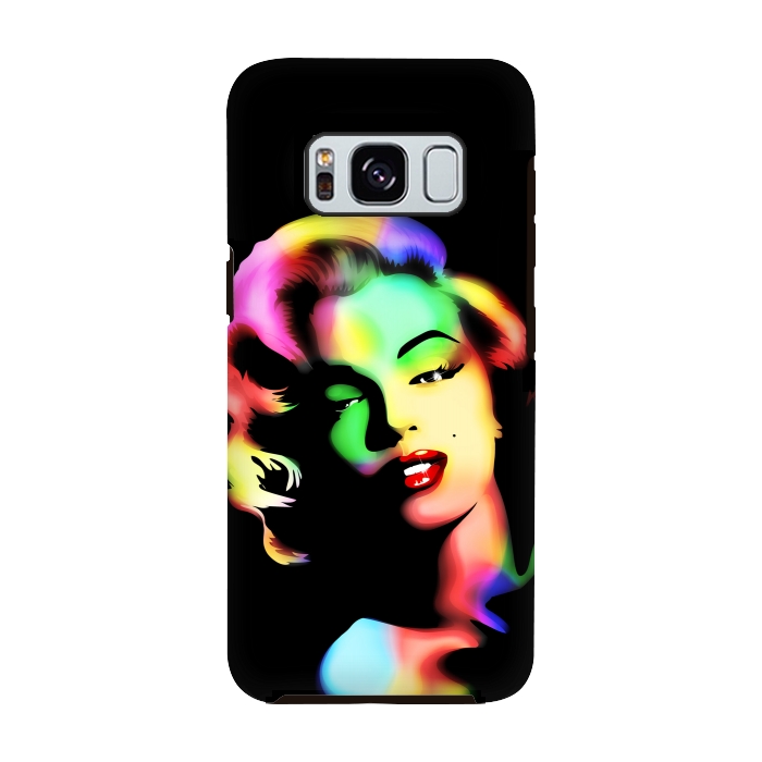 Galaxy S8 StrongFit Marilyn Monroe Rainbow Colors  by BluedarkArt
