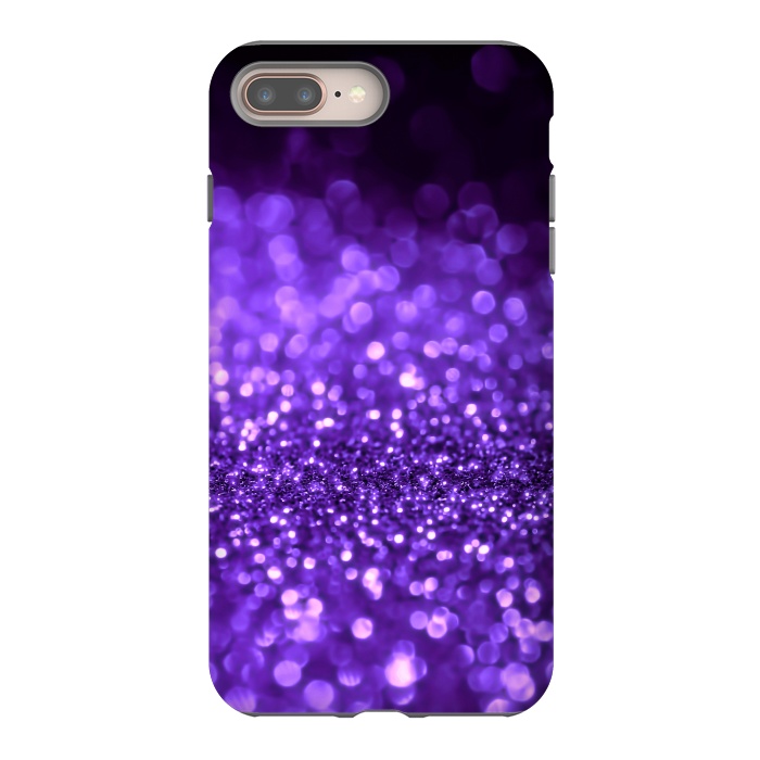 iPhone 7 plus StrongFit Ultra Violet Faux Glitter by  Utart