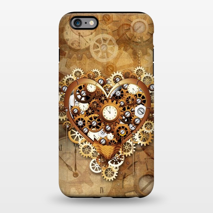 iPhone 6/6s plus StrongFit Heart Steampunk Love Machine by BluedarkArt