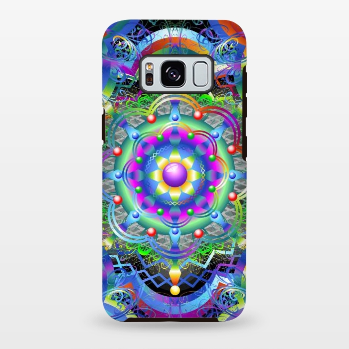 Galaxy S8 plus StrongFit Mandala Universe Psychedelic  by BluedarkArt