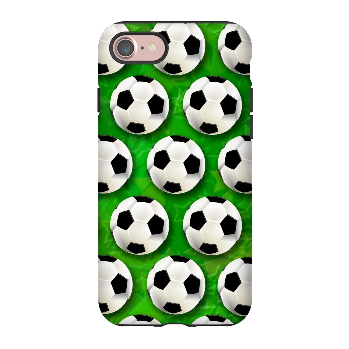 iPhone 7 StrongFit Soccer Ball Football Pattern by BluedarkArt