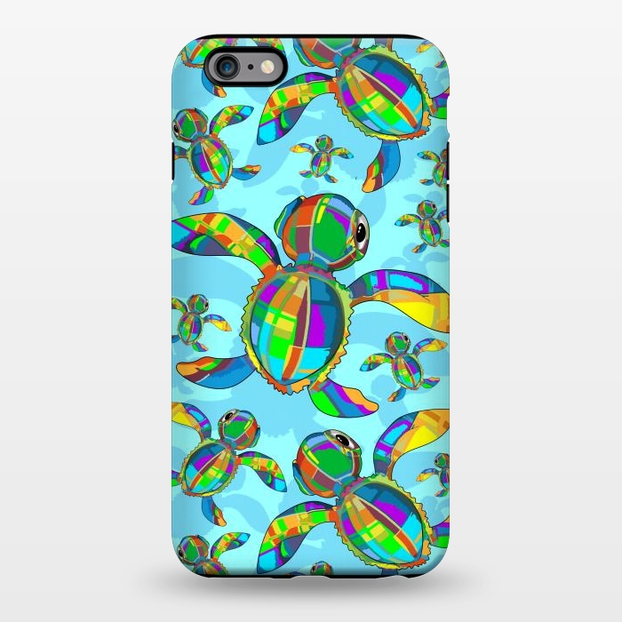 iPhone 6/6s plus StrongFit Baby Sea Turtle Fabric Toy by BluedarkArt