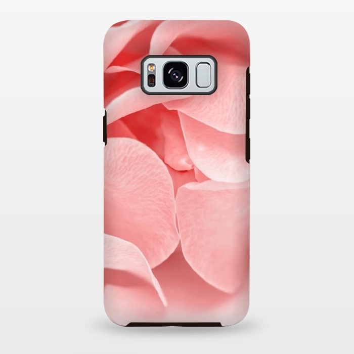 Galaxy S8 plus StrongFit Pink Rose Blossom by  Utart