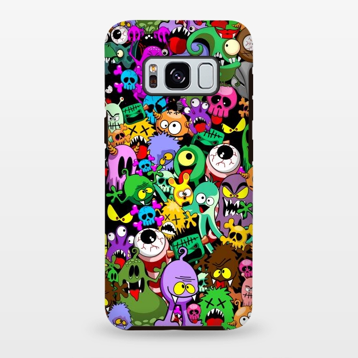 Galaxy S8 plus StrongFit Monsters Doodles Characters Saga by BluedarkArt