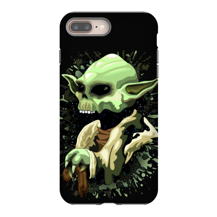 iPhone 7 plus StrongFit Yoda Jedi Master Skull by BluedarkArt
