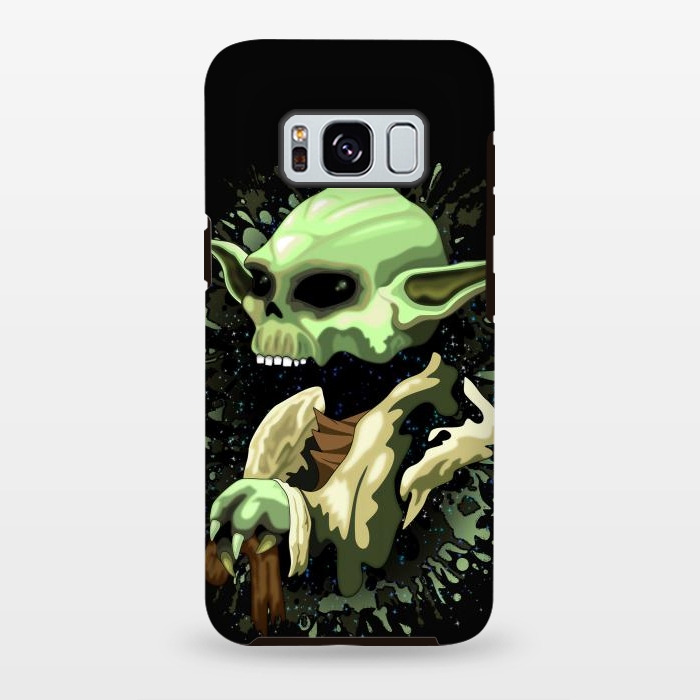 Galaxy S8 plus StrongFit Yoda Jedi Master Skull by BluedarkArt