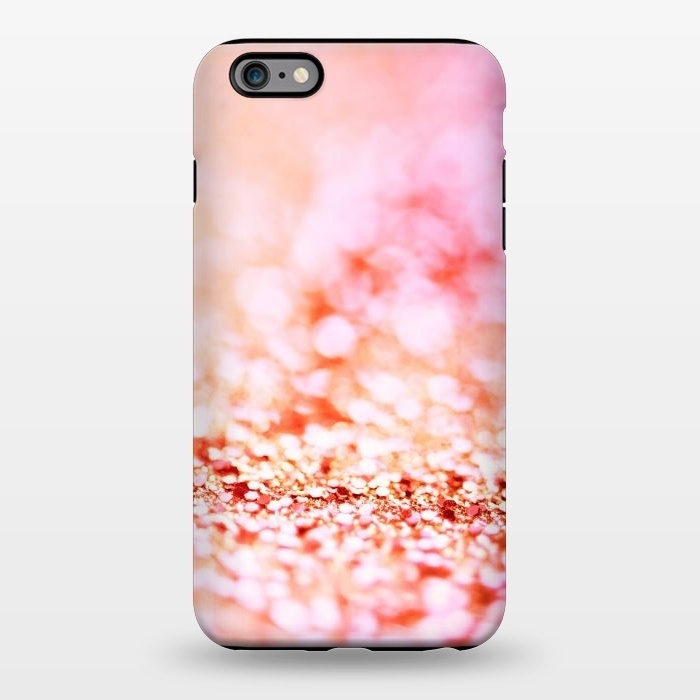 iPhone 6/6s plus StrongFit Sunny pink faux glitter by  Utart