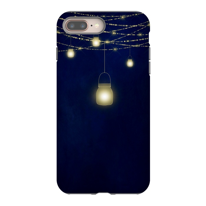 iPhone 7 plus StrongFit Sparkling Light Jars at night by  Utart