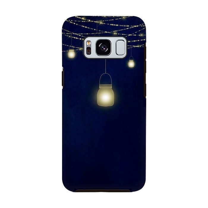 Galaxy S8 StrongFit Sparkling Light Jars at night by  Utart