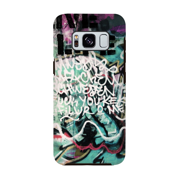 Galaxy S8 StrongFit Graffiti Art Writing by Andrea Haase