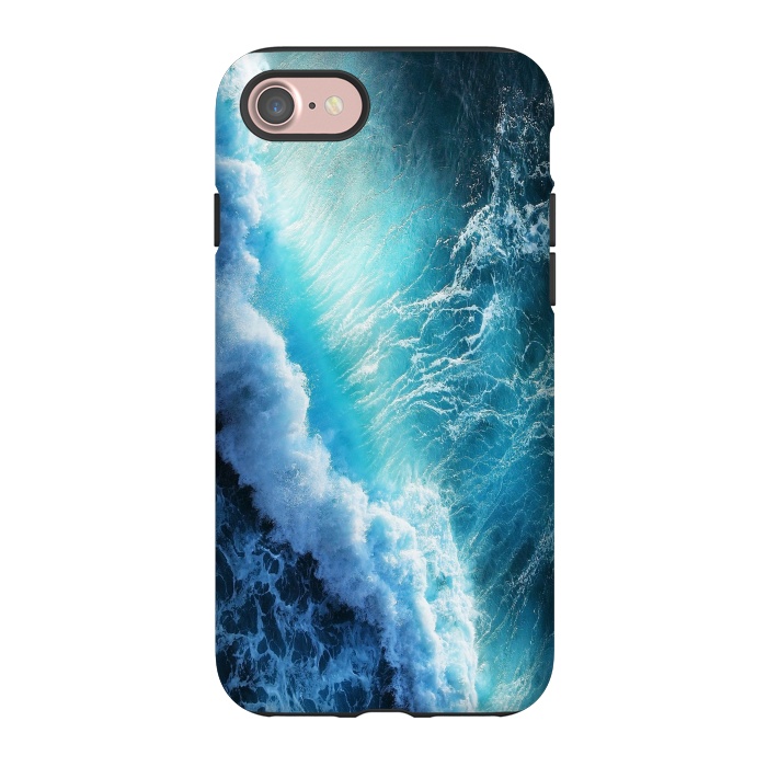 iPhone 7 StrongFit Waving Blue by ''CVogiatzi.
