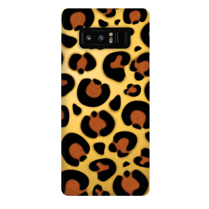 Galaxy Note 8 StrongFit Jaguar Leopard Fur Texture by BluedarkArt