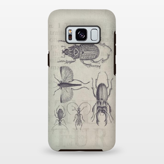 Galaxy S8 plus StrongFit Vintage Beetles And Bugs by Andrea Haase