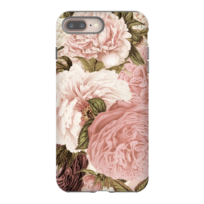 iPhone 7 plus StrongFit Vintage Roses by  Utart