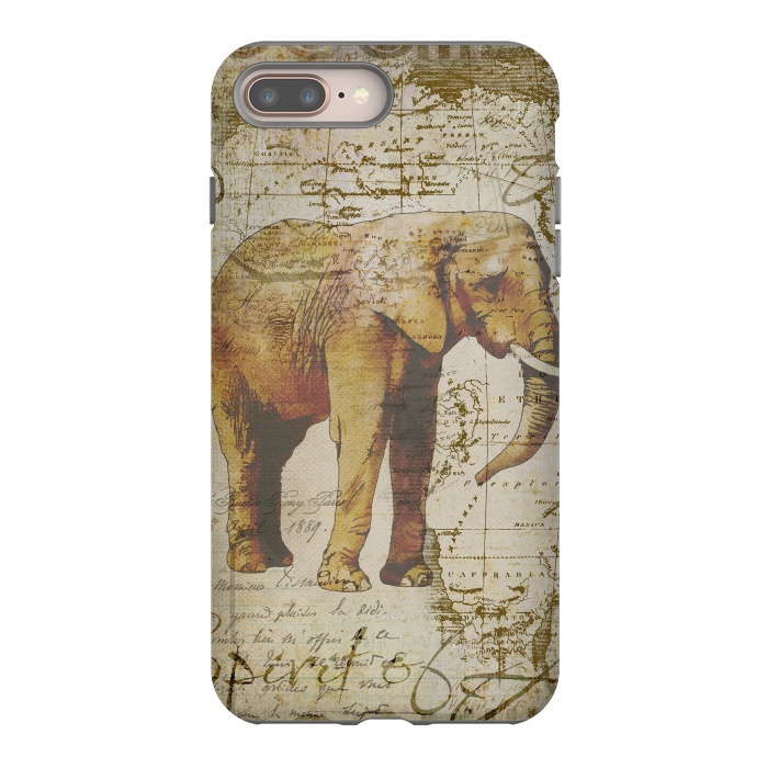iPhone 7 plus StrongFit African Elephant by Andrea Haase